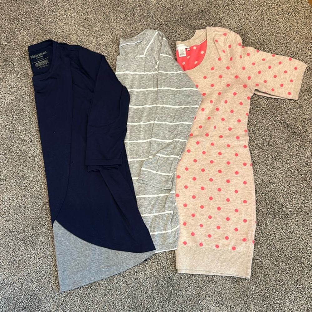 Lot of 3 Maternity/Nursing Tops